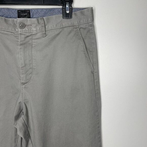 J.CREW Pants Mens 33 x 29 Gray 770 Straight Fit Chinos Stretch AR886 - Picture 2 of 12